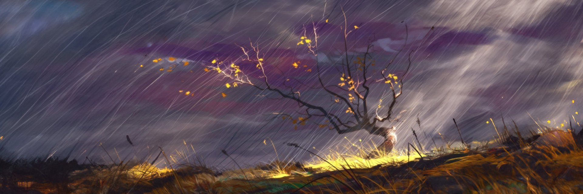 Як зобразити дощ у цифровому малюнку